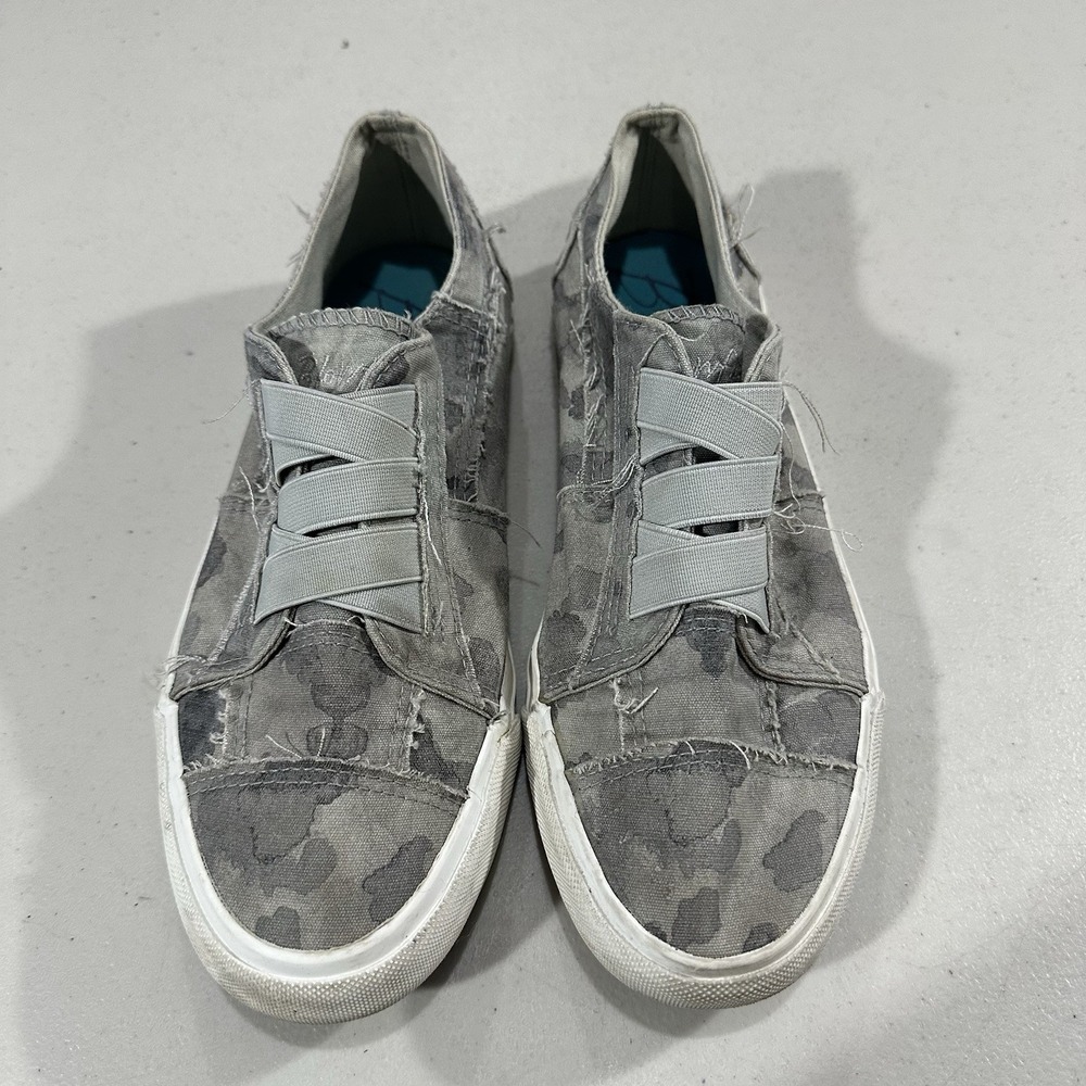 Blowfish Malibu Marley Slip On Sneaker Women Shoes Camoflauge Canvas Size 8.5